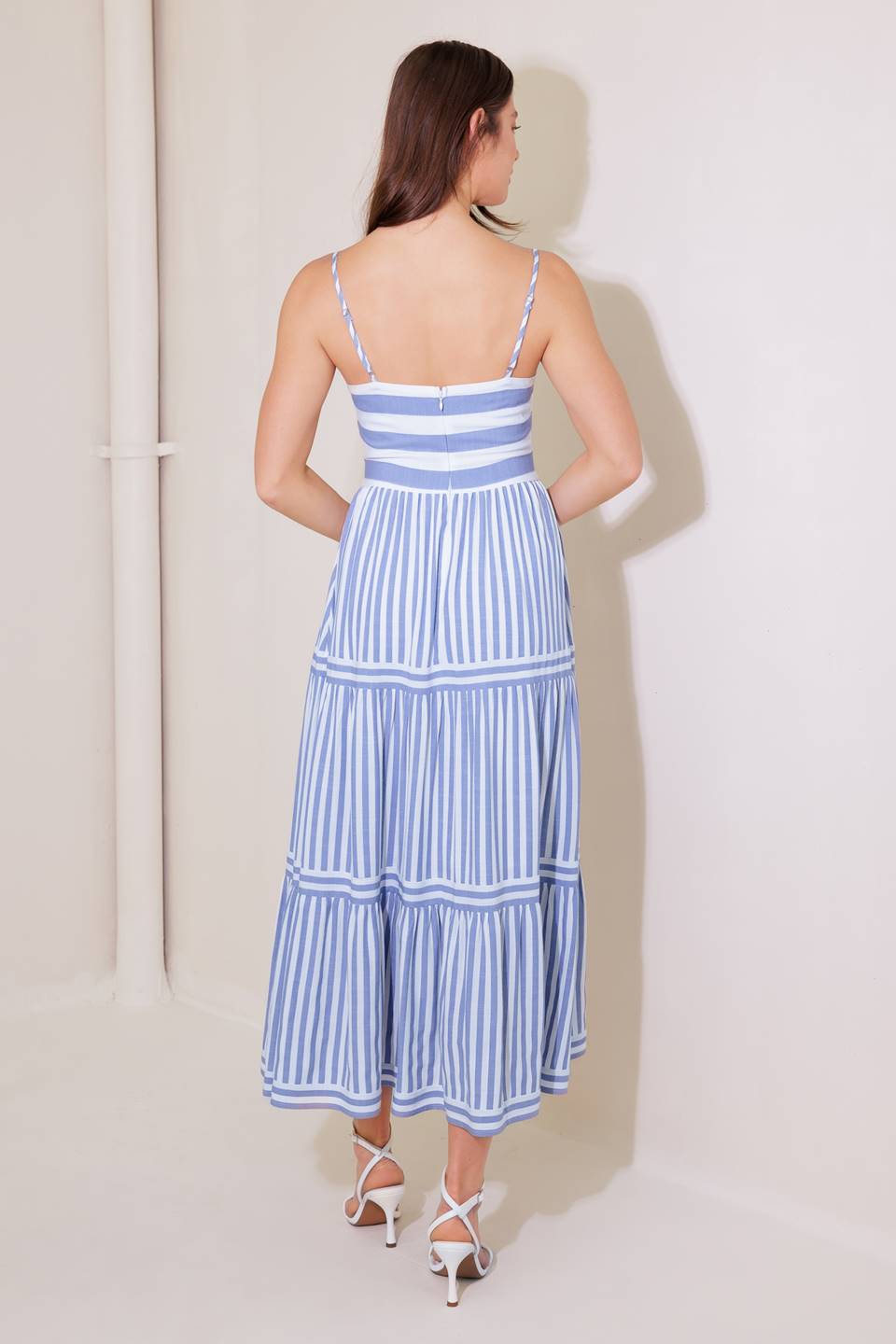ANYTHING IS POSSIBLE WOVEN MIDI DRESS Flying Tomato